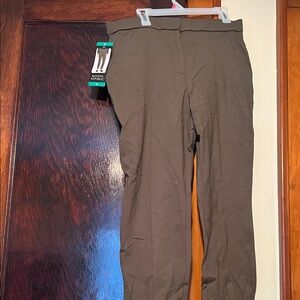 Banana Republic Women's Olive Straight Leg Pants